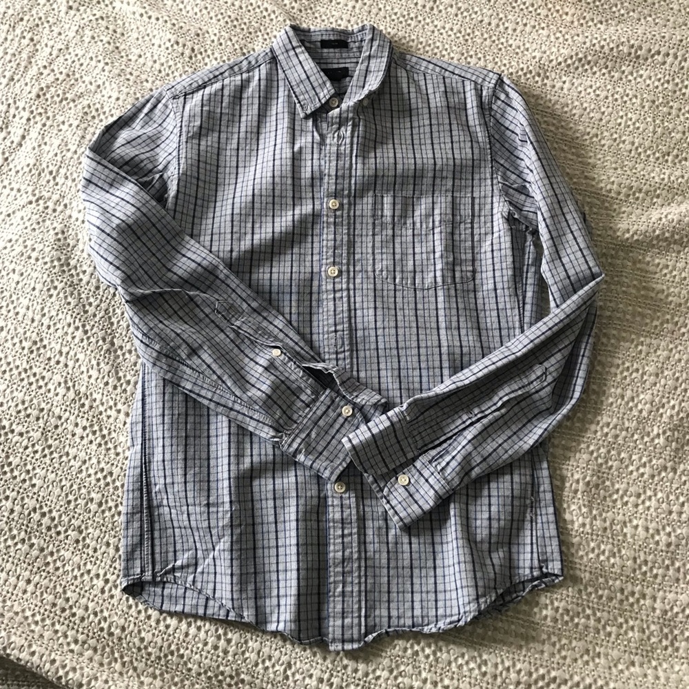 J. Crew slim plaid button down shirt never worn